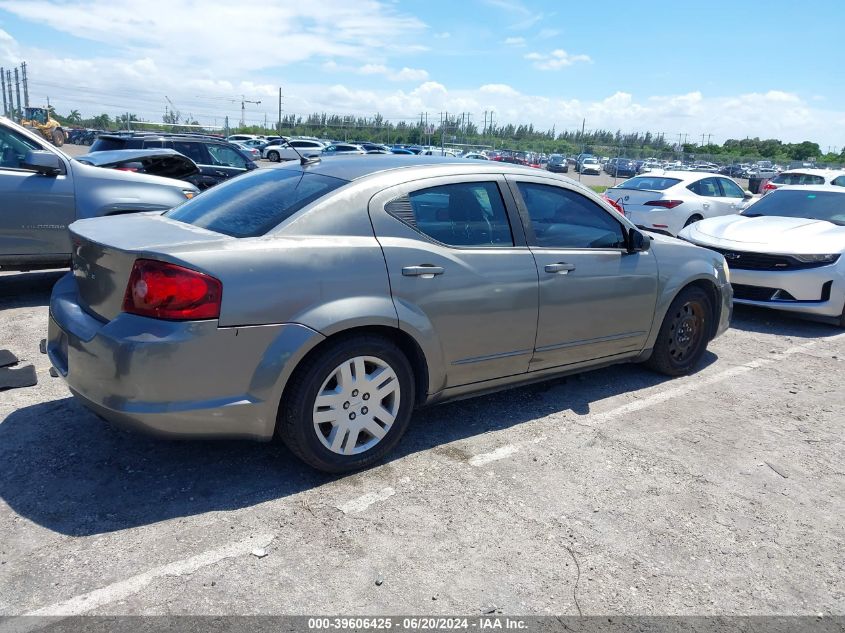 2012 Dodge Avenger Se VIN: 1C3CDZABXCN324090 Lot: 39606425