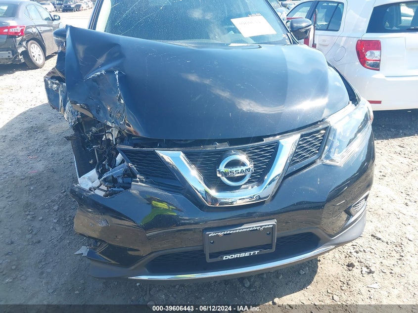 2016 Nissan Rogue Sv VIN: 5N1AT2MV9GC856978 Lot: 39606443