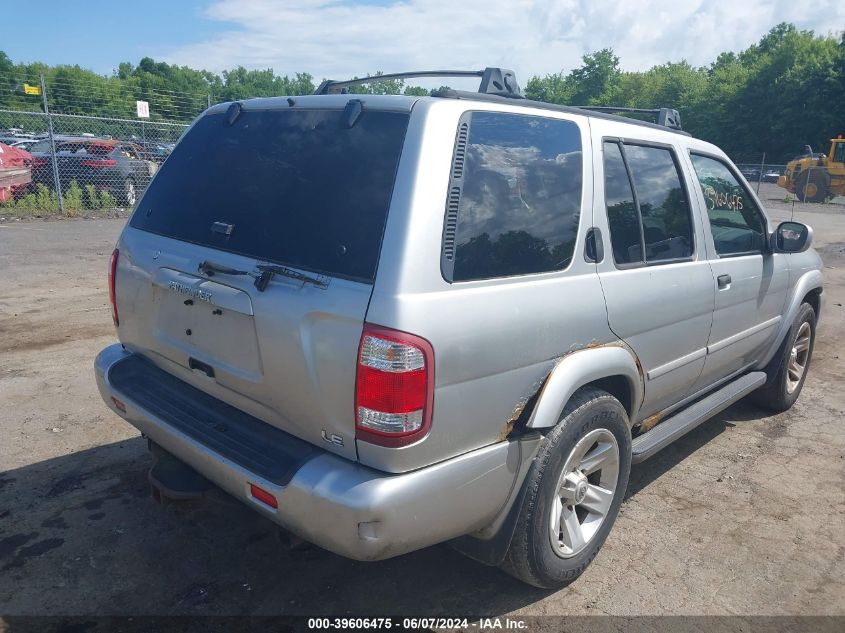 2003 Nissan Pathfinder Le VIN: JN8DR09Y03W801209 Lot: 39606475