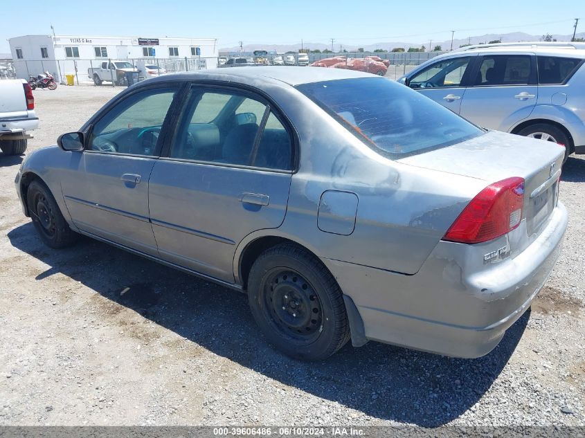 2004 Honda Civic Lx VIN: 2HGES16554H570426 Lot: 39606486