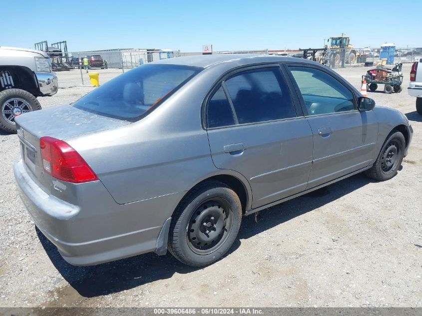 2004 Honda Civic Lx VIN: 2HGES16554H570426 Lot: 39606486