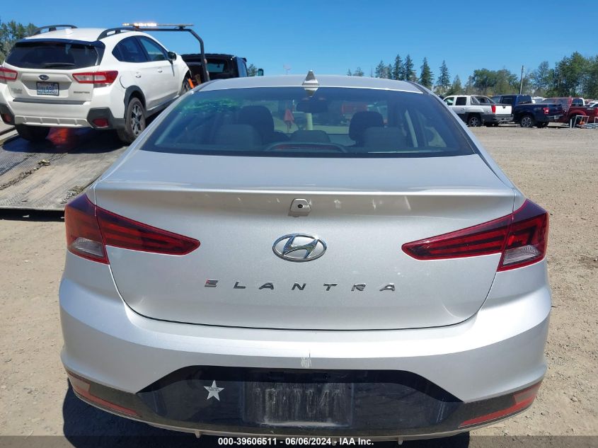2019 Hyundai Elantra Value Edition VIN: 5NPD84LF7KH445391 Lot: 39606511