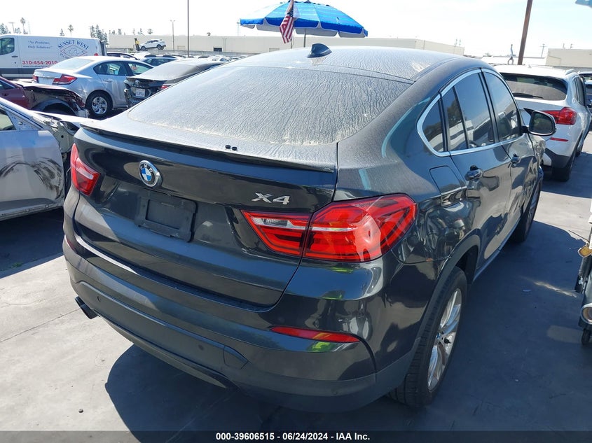 2016 BMW X4 xDrive28I VIN: 5UXXW3C50G0R20497 Lot: 39606515