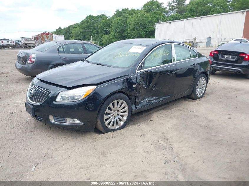 2011 Buick Regal Cxl Russelsheim VIN: W04GR5ECXB1072125 Lot: 39606522