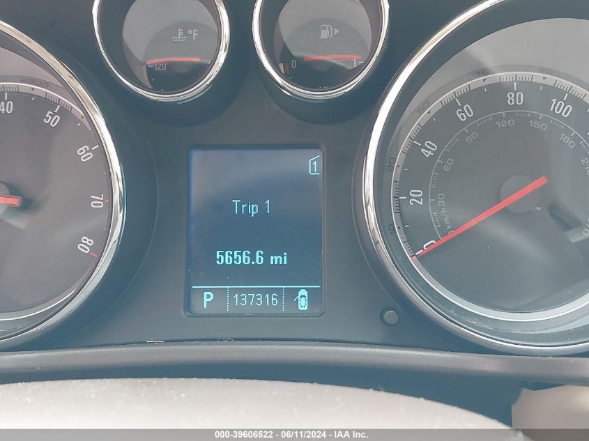 2011 Buick Regal Cxl Russelsheim VIN: W04GR5ECXB1072125 Lot: 39606522