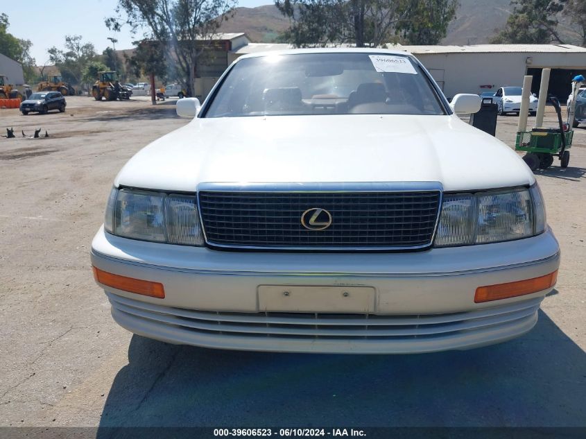 1991 Lexus Ls 400 VIN: JT8UF11E9M0052215 Lot: 39606523