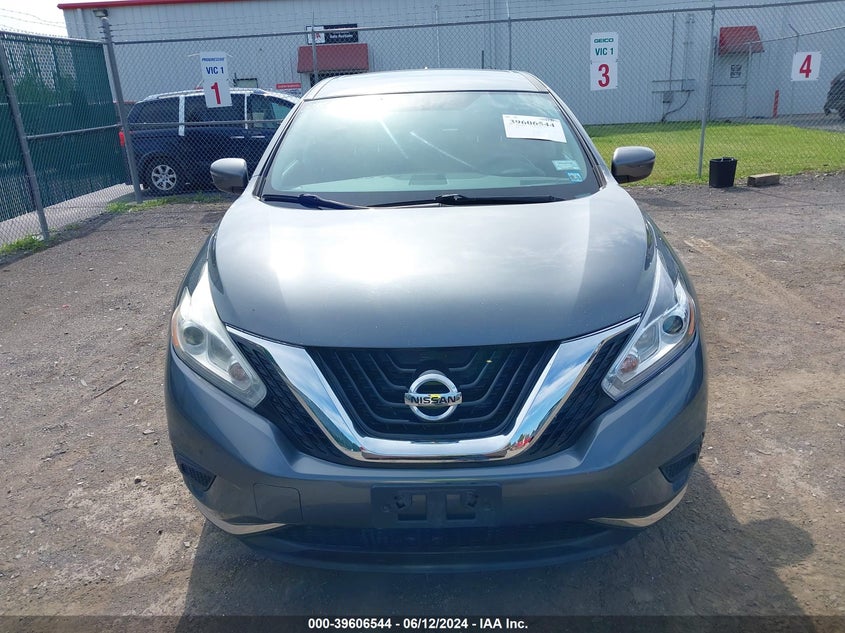2016 Nissan Murano S VIN: 5N1AZ2MH7GN167986 Lot: 39606544