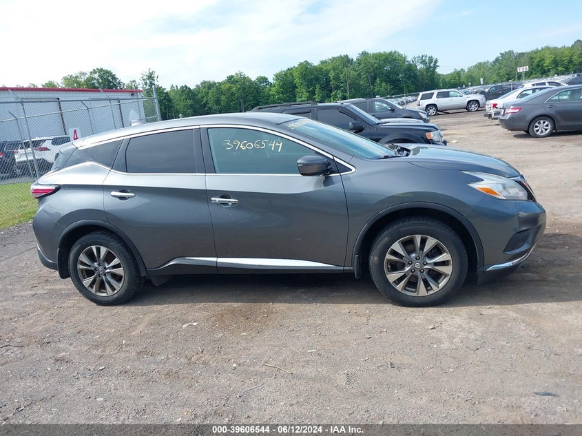 2016 Nissan Murano S VIN: 5N1AZ2MH7GN167986 Lot: 39606544