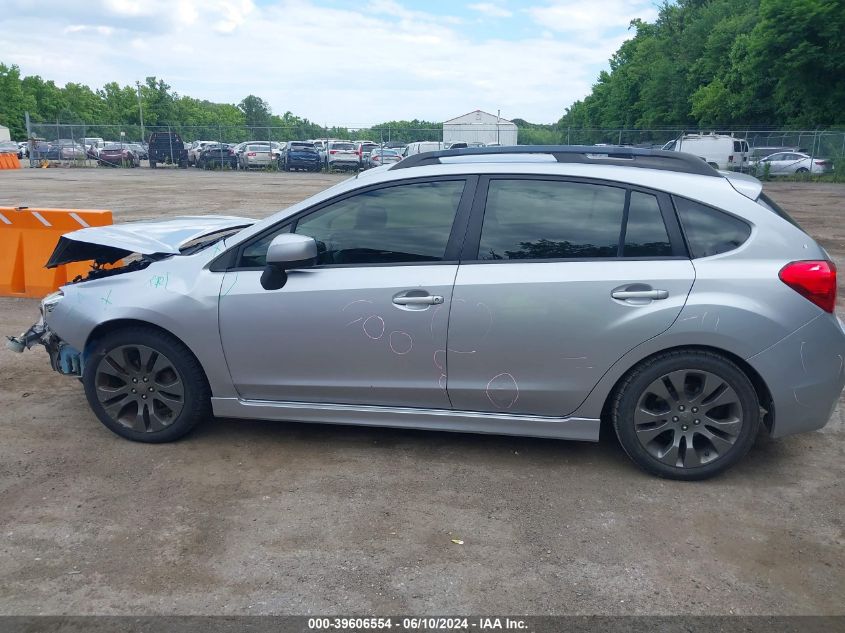 2012 Subaru Impreza 2.0I Sport Premium VIN: JF1GPAL60CH247224 Lot: 39606554