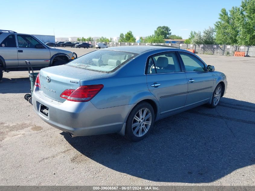 2008 Toyota Avalon Limited VIN: 4T1BK36B38U293583 Lot: 39606567