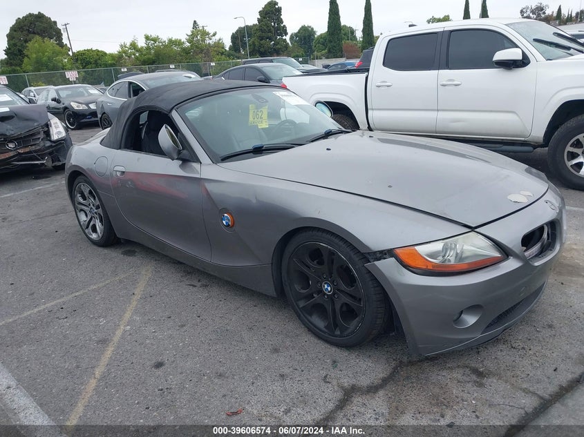 2003 BMW Z4 3.0I VIN: 4USBT53483LU02728 Lot: 39606574