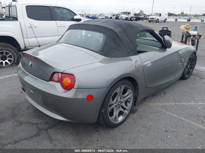 2003 BMW Z4 3.0I VIN: 4USBT53483LU02728 Lot: 39606574