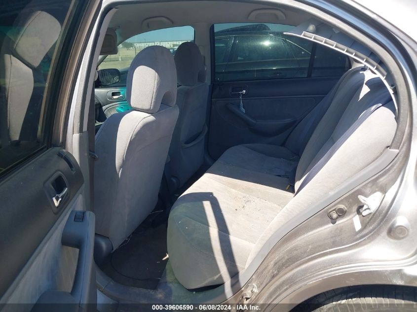 2004 Honda Civic Lx VIN: 2HGES16564H529142 Lot: 39606590