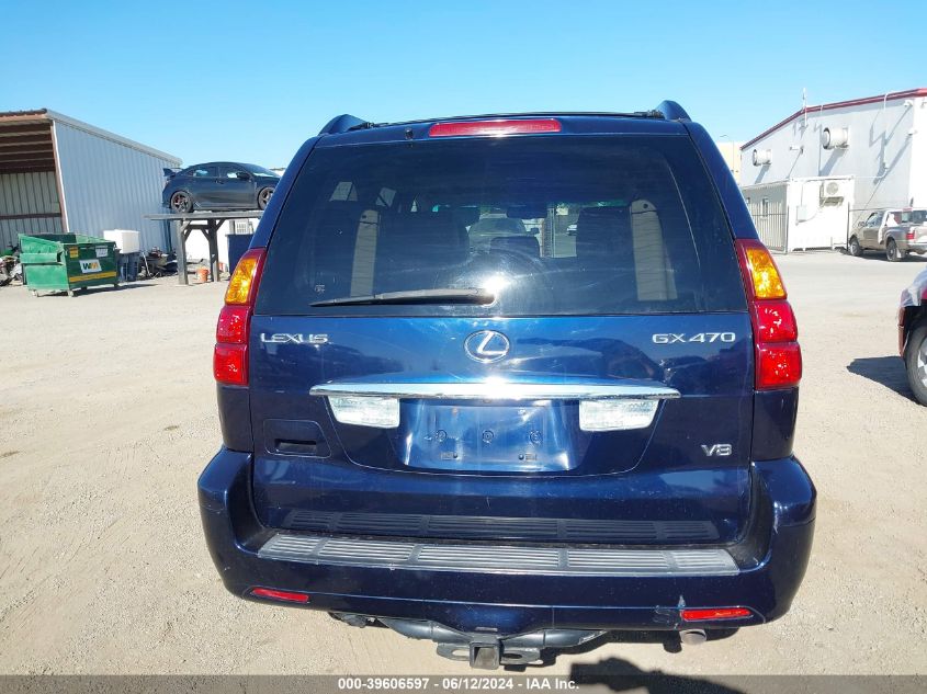 2007 Lexus Gx 470 VIN: JTJBT20X270144925 Lot: 39606597