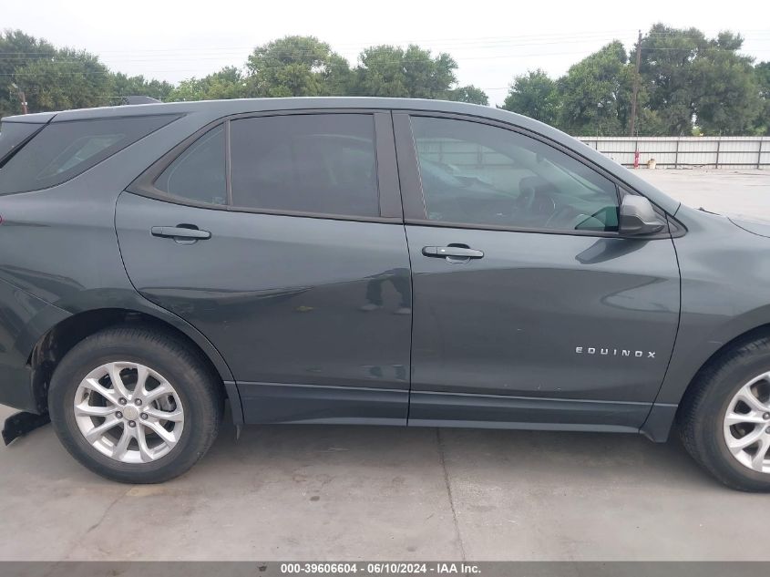 2020 Chevrolet Equinox Fwd Ls VIN: 3GNAXHEV3LS663392 Lot: 39606604