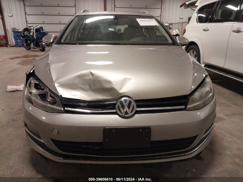 2015 Volkswagen Golf Sportwagen Tdi Sel 4-Door VIN: 3VWCA7AU9FM500939 Lot: 39606610