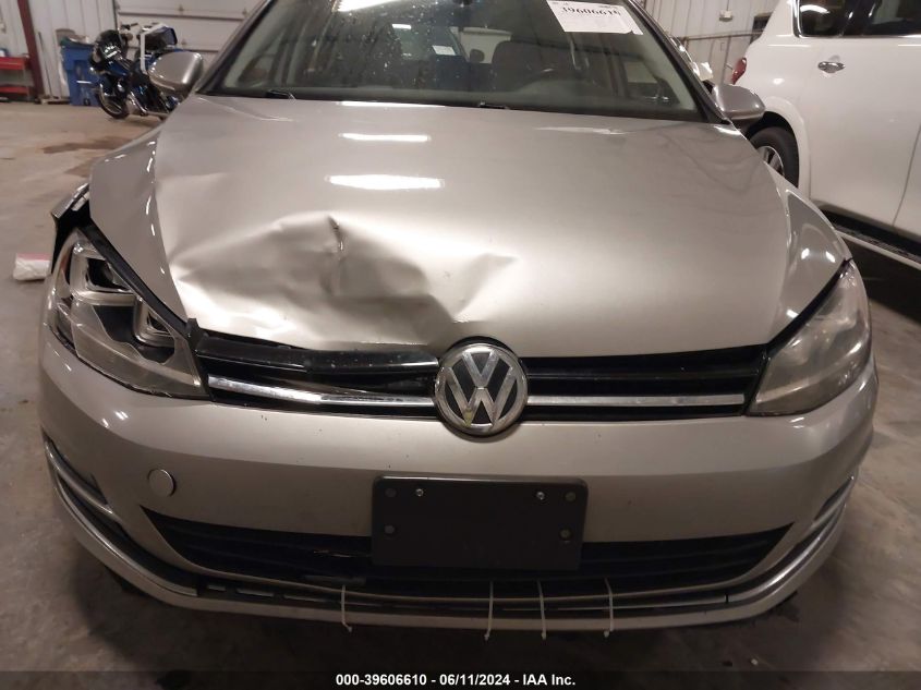 2015 Volkswagen Golf Sportwagen Tdi Sel 4-Door VIN: 3VWCA7AU9FM500939 Lot: 39606610