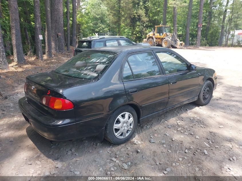 2002 Toyota Corolla S VIN: 2T1BR12E32C521249 Lot: 39606611