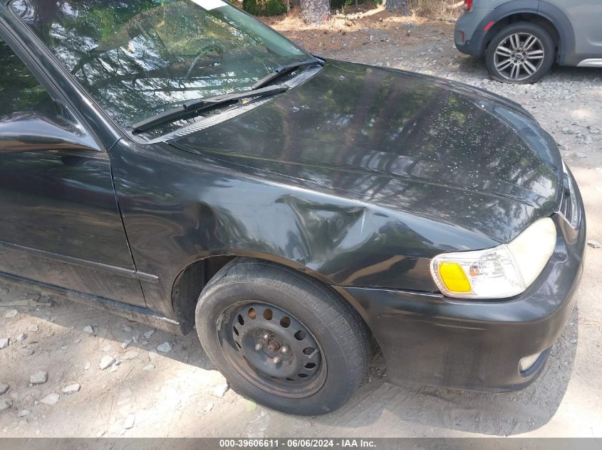 2002 Toyota Corolla S VIN: 2T1BR12E32C521249 Lot: 39606611