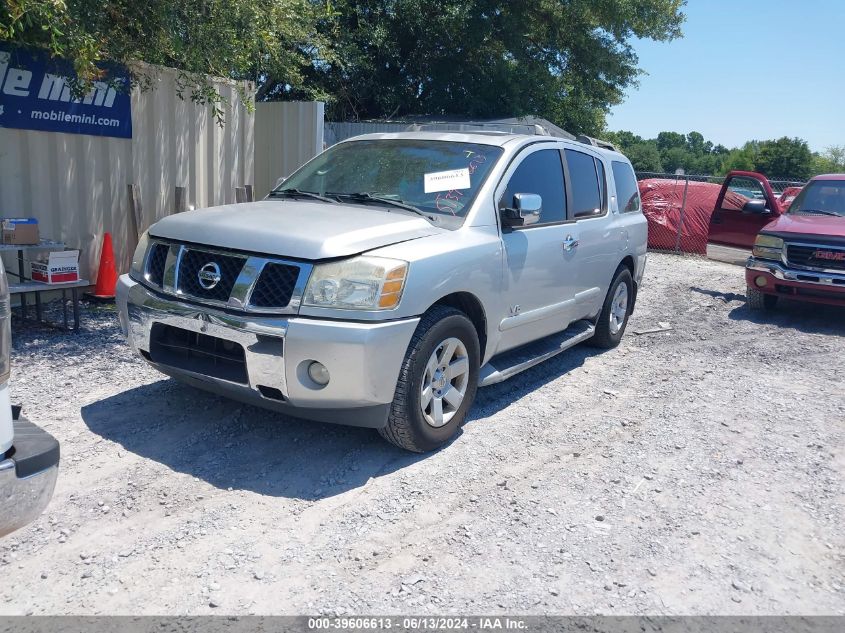 2005 Nissan Armada Le VIN: 5N1AA08A55N723234 Lot: 39606613