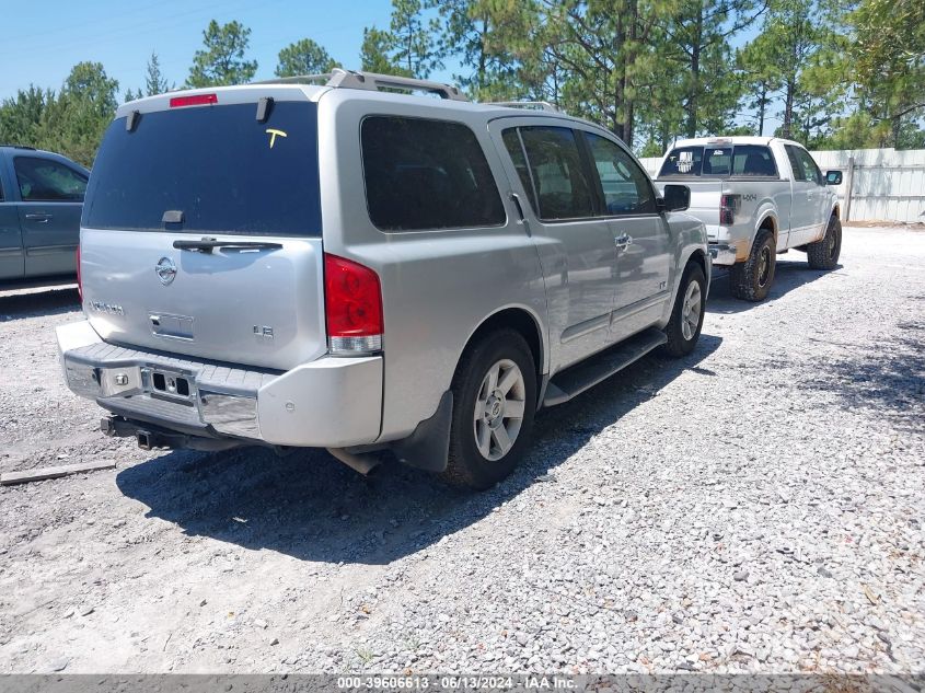 2005 Nissan Armada Le VIN: 5N1AA08A55N723234 Lot: 39606613