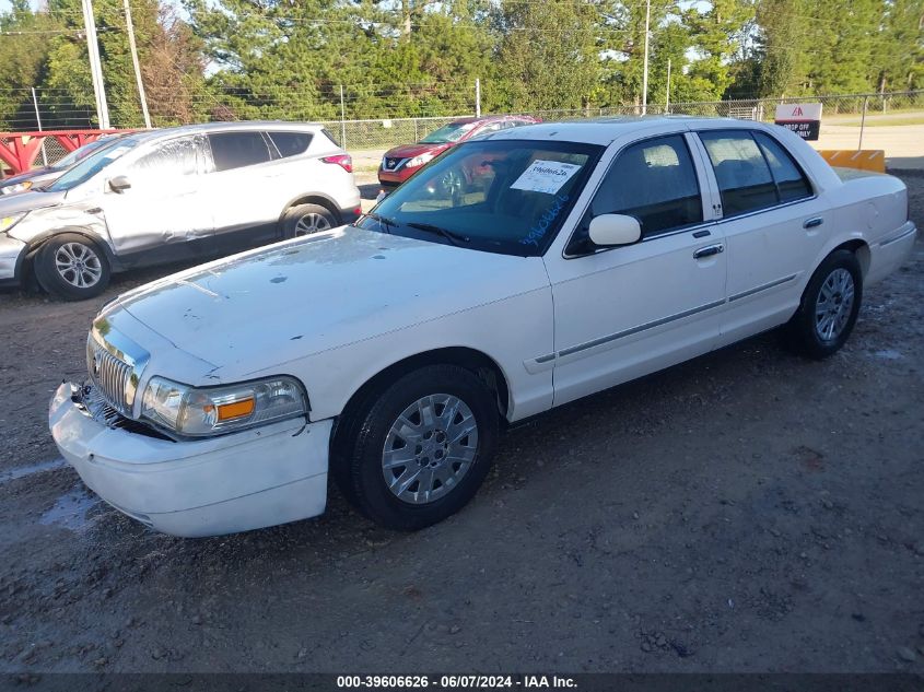 2006 Mercury Grand Marquis Gs VIN: 2MEFM74V76X619541 Lot: 39606626