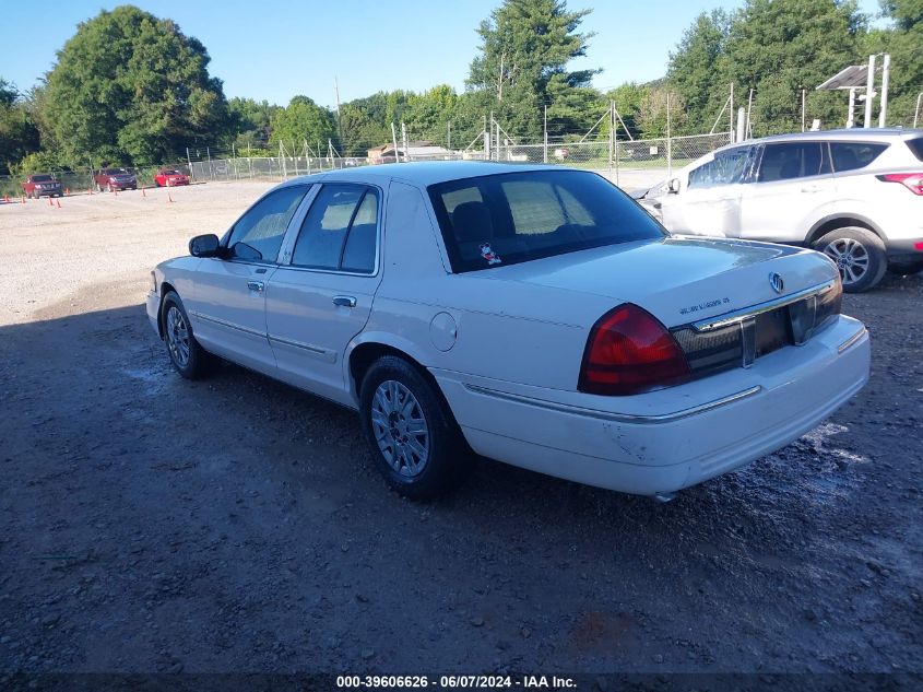 2006 Mercury Grand Marquis Gs VIN: 2MEFM74V76X619541 Lot: 39606626