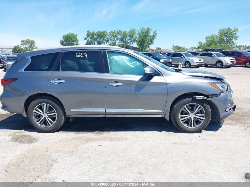 2019 Infiniti Qx60 Luxe VIN: 5N1DL0MM8KC549643 Lot: 39606629