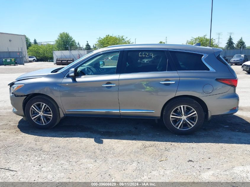 2019 Infiniti Qx60 Luxe VIN: 5N1DL0MM8KC549643 Lot: 39606629