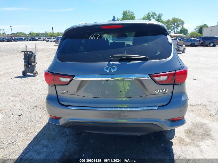 2019 Infiniti Qx60 Luxe VIN: 5N1DL0MM8KC549643 Lot: 39606629