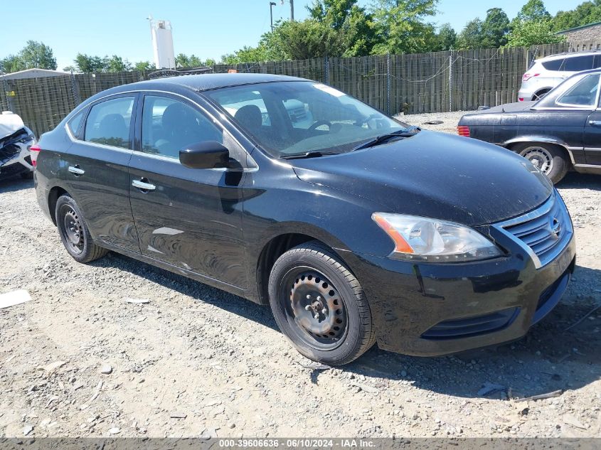 2014 Nissan Sentra Fe+ S/Fe+ Sv/S/Sl/Sr/Sv VIN: 3N1AB7AP8EL664417 Lot: 39606636