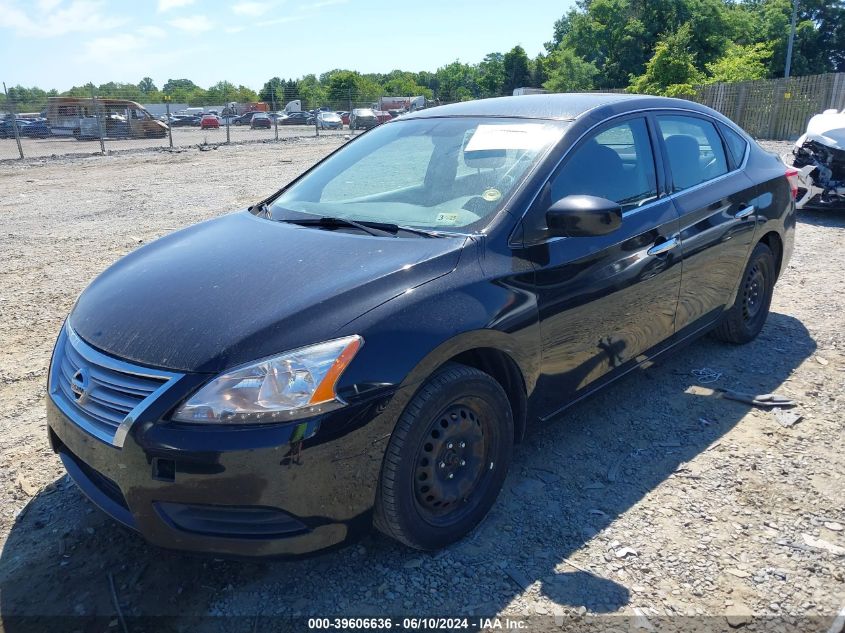 2014 Nissan Sentra Fe+ S/Fe+ Sv/S/Sl/Sr/Sv VIN: 3N1AB7AP8EL664417 Lot: 39606636