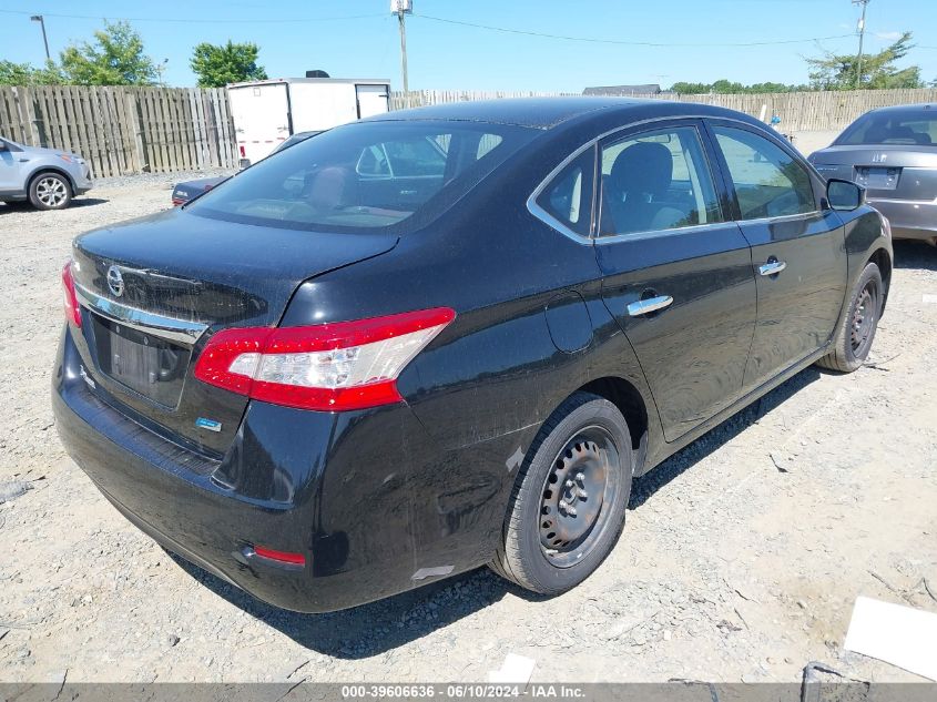 2014 Nissan Sentra Fe+ S/Fe+ Sv/S/Sl/Sr/Sv VIN: 3N1AB7AP8EL664417 Lot: 39606636