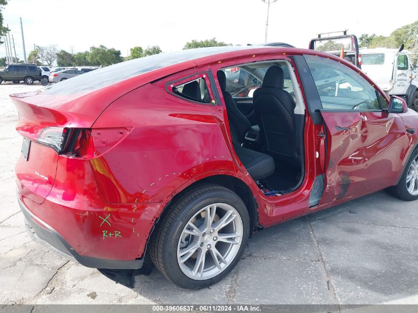 2024 TESLA MODEL Y LONG RANGE DUAL MOTOR ALL-WHEEL DRIVE - 7SAYGDEE0RA239864