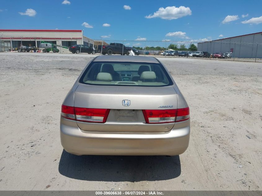 2004 Honda Accord 2.4 Lx VIN: 1HGCM55324A163011 Lot: 39606638