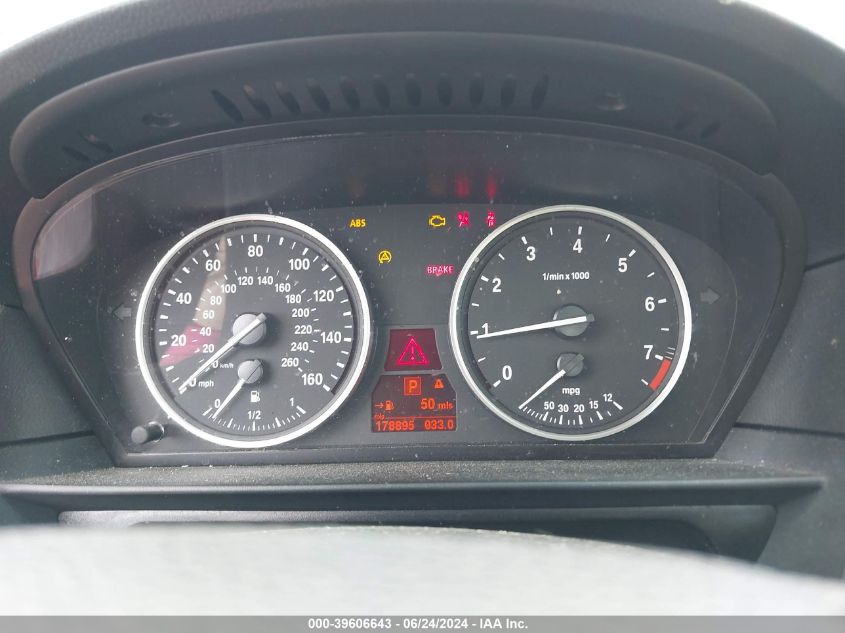 2009 BMW 528I xDrive VIN: WBANV13519C154861 Lot: 39606643