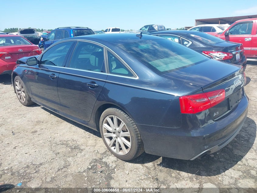 2012 Audi A6 3.0 Premium VIN: WAUHGAFC8CN177390 Lot: 39606658