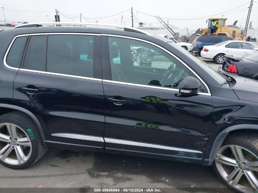 2014 Volkswagen Tiguan R-Line VIN: WVGAV3AX4EW625018 Lot: 39606664