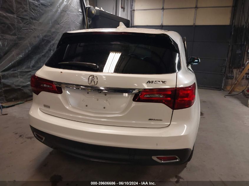 2014 Acura Mdx Technology Package VIN: 5FRYD4H43EB011619 Lot: 39606686