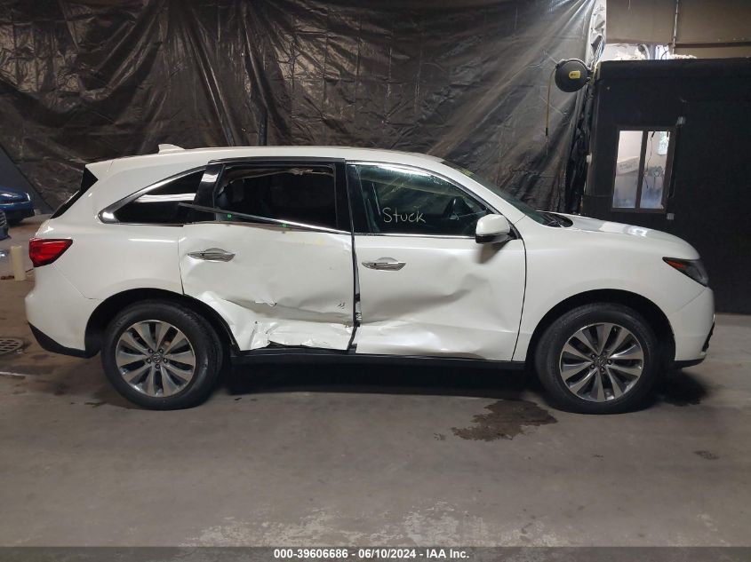 2014 Acura Mdx Technology Package VIN: 5FRYD4H43EB011619 Lot: 39606686