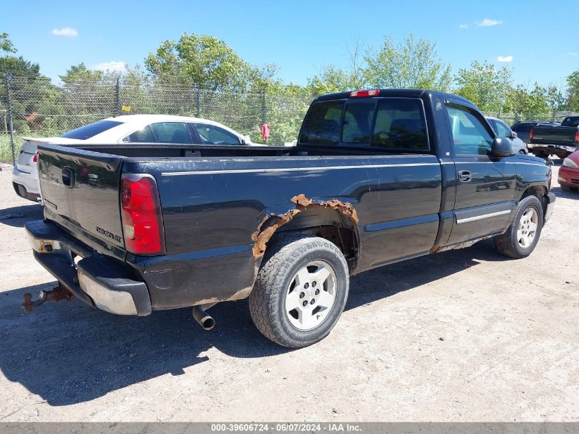 2005 Chevrolet Silverado 1500 Ls VIN: 1GCEC14T05Z264801 Lot: 39606724