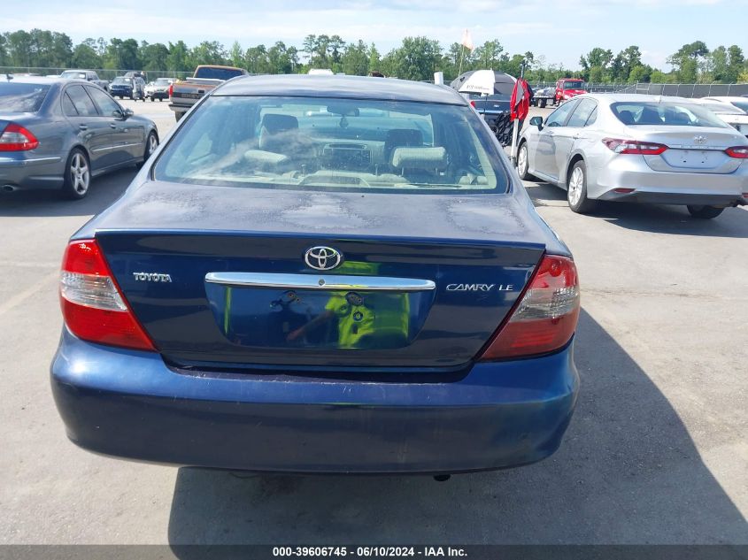 2003 Toyota Camry Le VIN: 4T1BE32K33U217609 Lot: 39606745