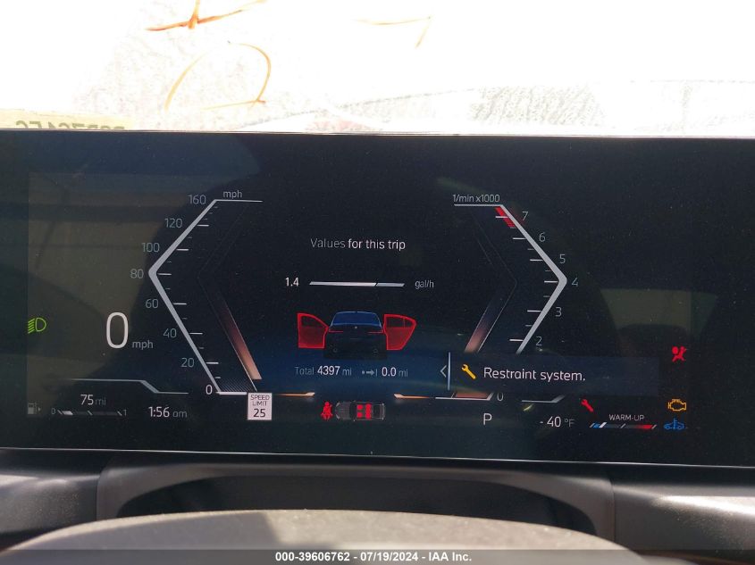 2023 BMW 330I VIN: 3MW69FF02P8D76156 Lot: 39606762