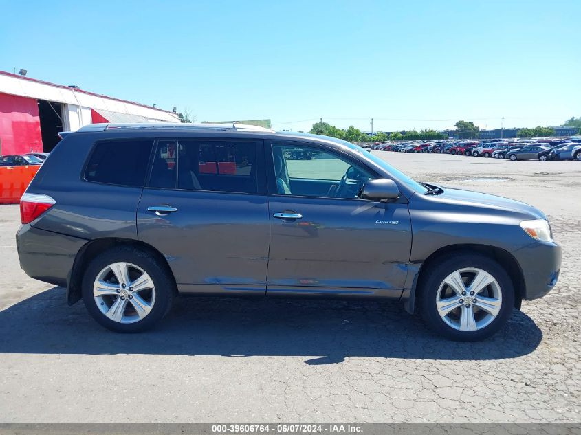 2009 Toyota Highlander Limited VIN: JTEES42A692116877 Lot: 39606764