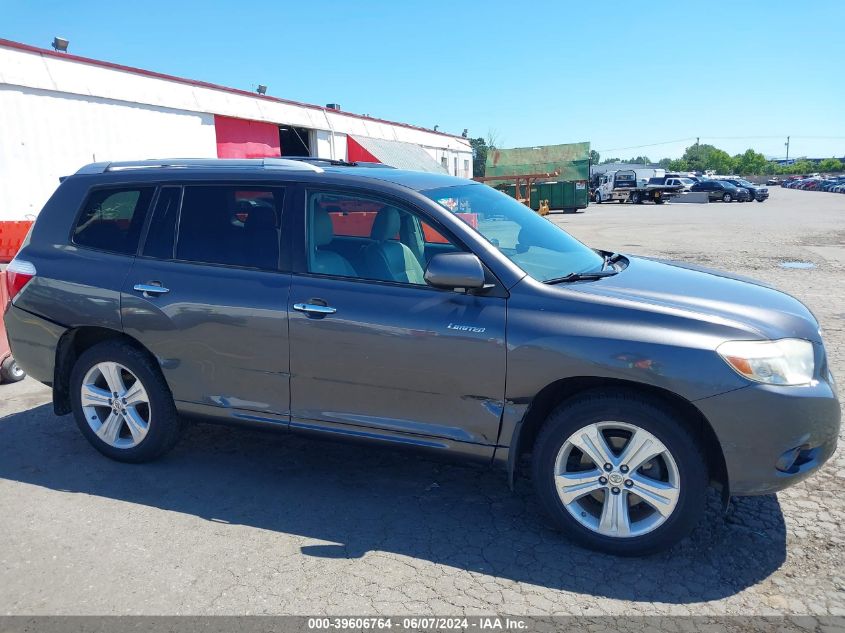 2009 Toyota Highlander Limited VIN: JTEES42A692116877 Lot: 39606764
