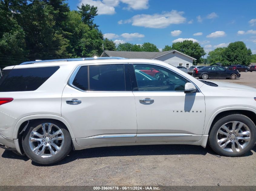 2021 Chevrolet Traverse Awd High Country VIN: 1GNEVNKW7MJ234343 Lot: 39606776