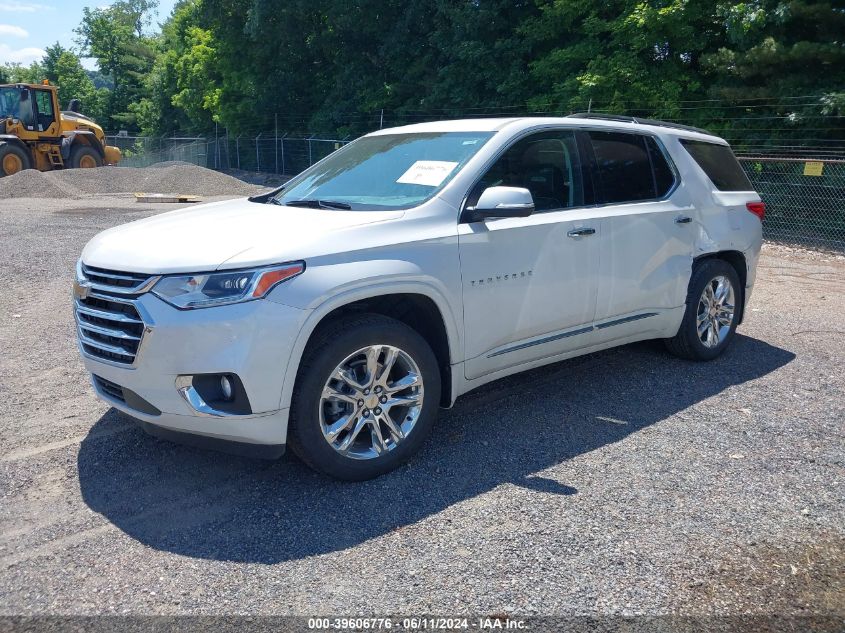 2021 Chevrolet Traverse Awd High Country VIN: 1GNEVNKW7MJ234343 Lot: 39606776