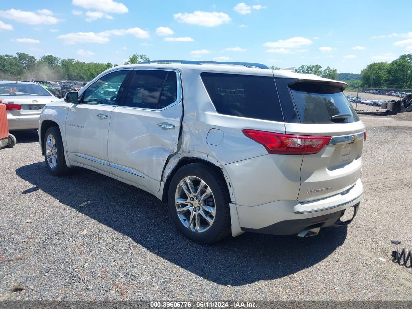 2021 Chevrolet Traverse Awd High Country VIN: 1GNEVNKW7MJ234343 Lot: 39606776