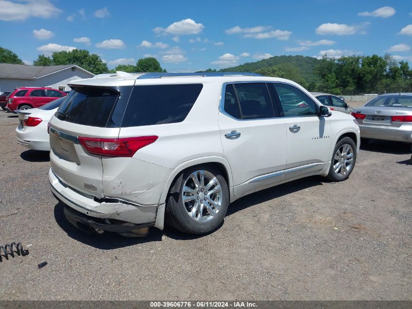 2021 Chevrolet Traverse Awd High Country VIN: 1GNEVNKW7MJ234343 Lot: 39606776