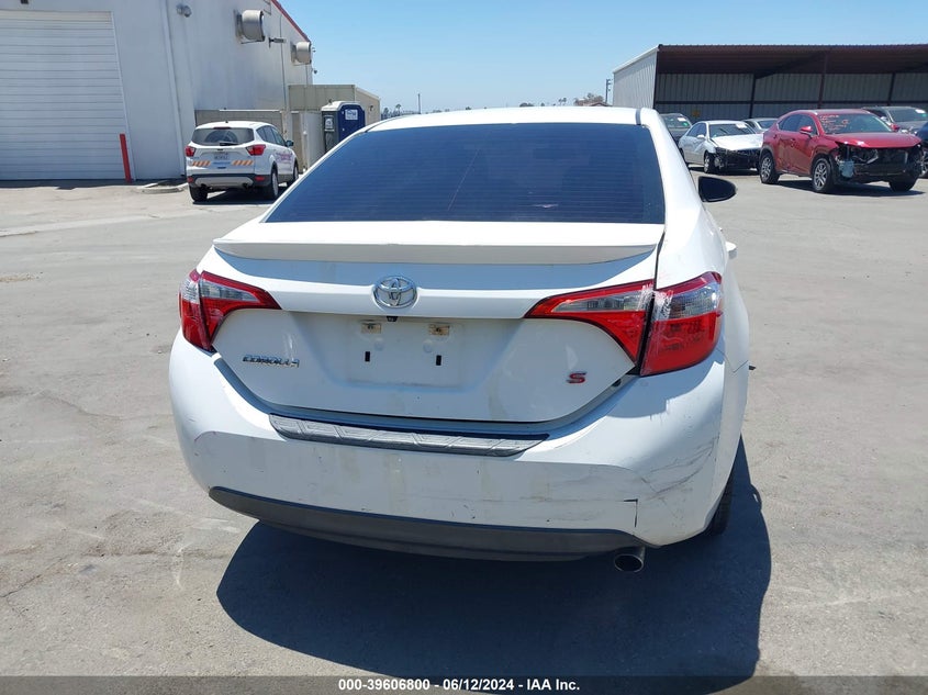 2015 Toyota Corolla S Plus VIN: 5YFBURHE3FP207725 Lot: 39606800